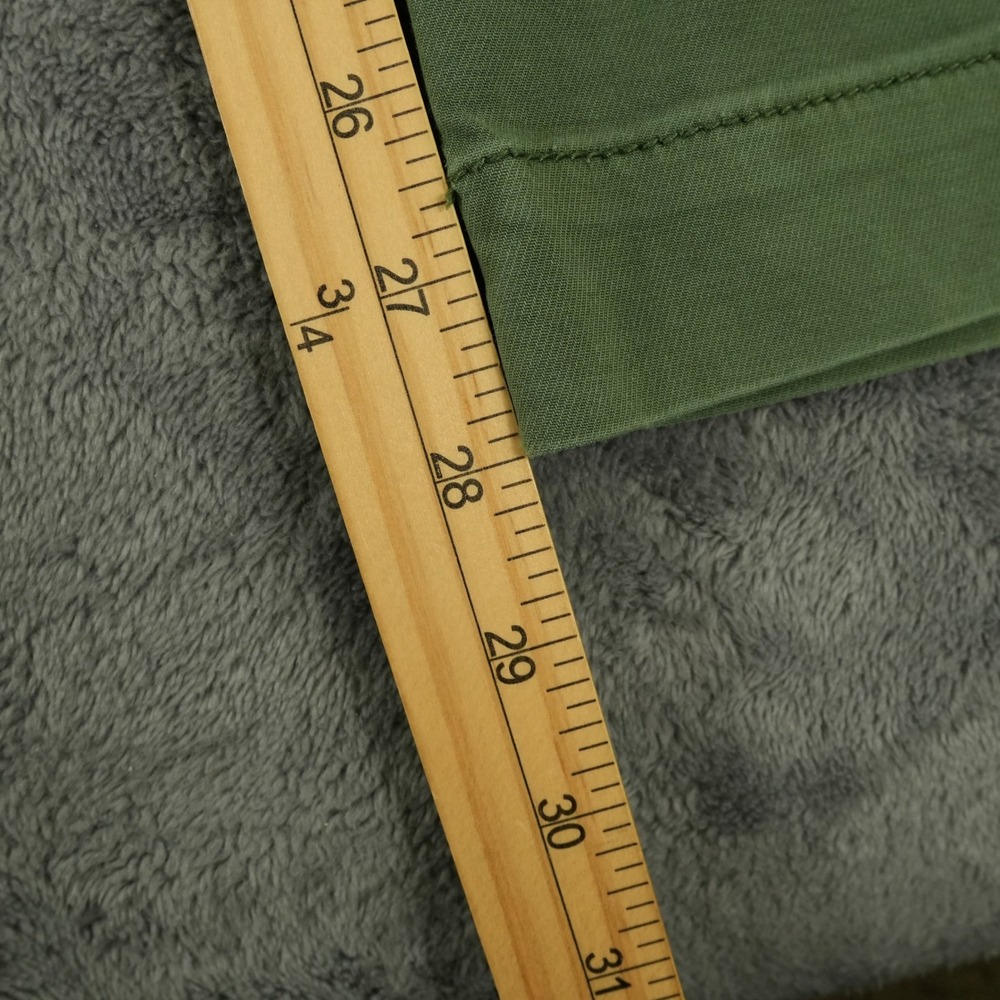 Anthropologie Pants Womens 27 Green Floral Embroidered Utility Straight Leg - Picture 7 of 9